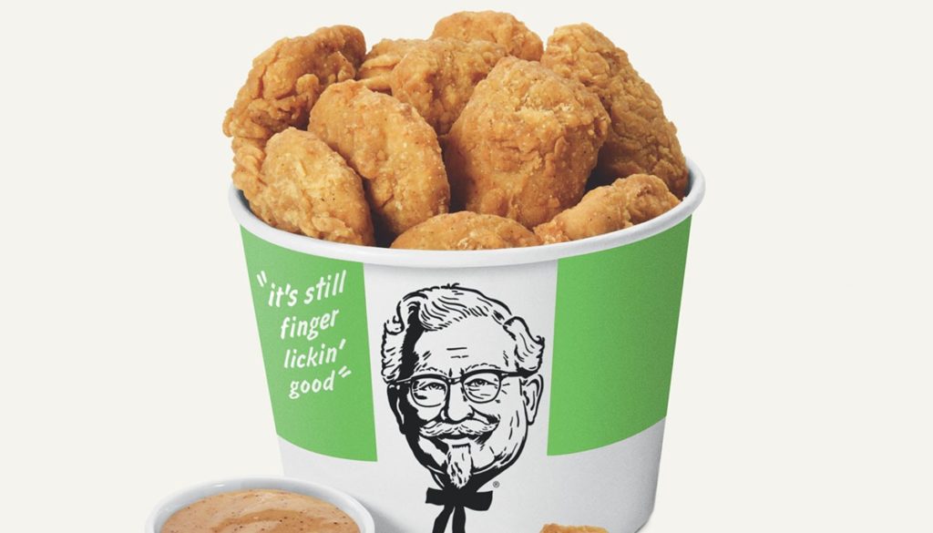 KFC plant based fried chicken