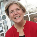 Elizabeth Warren Meets Twin at Minnesota Rally