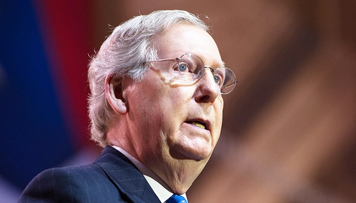 mitch mcconnell fractures shoulder feat