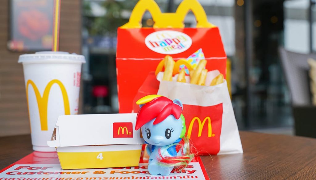 McDonald's Happy Meal with toy