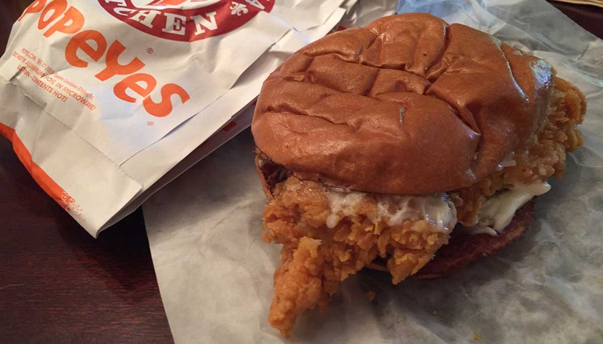 popeyes chicken sandwich