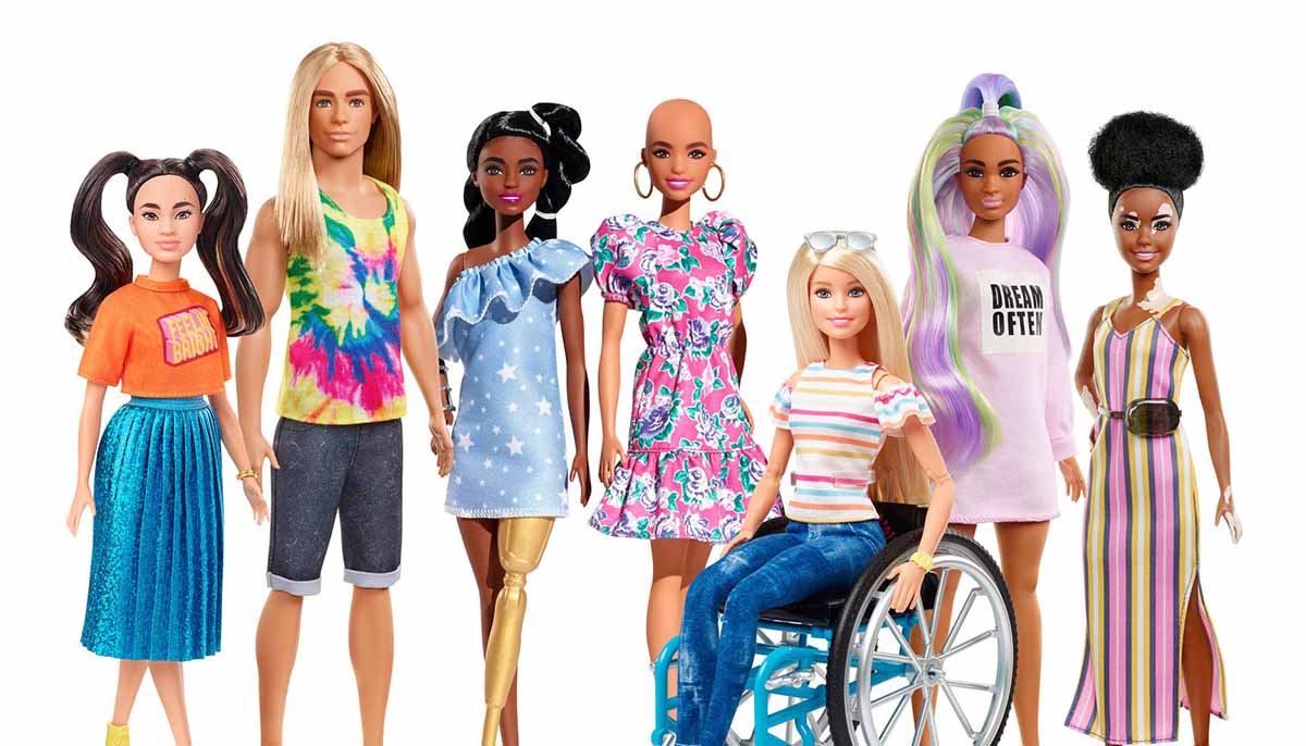 Barbie Fashionistas line of toys