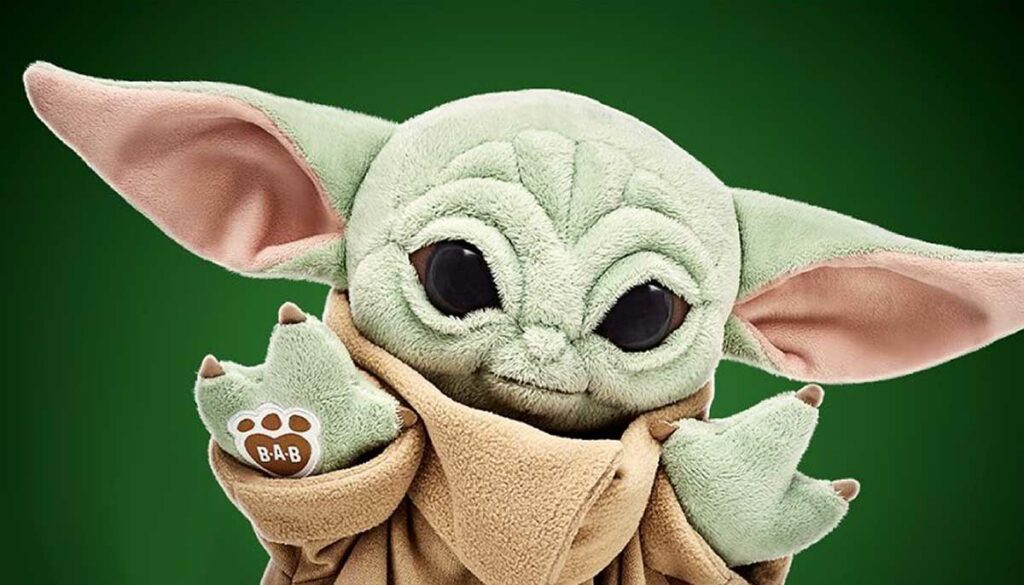 baby yoda doll build a bear