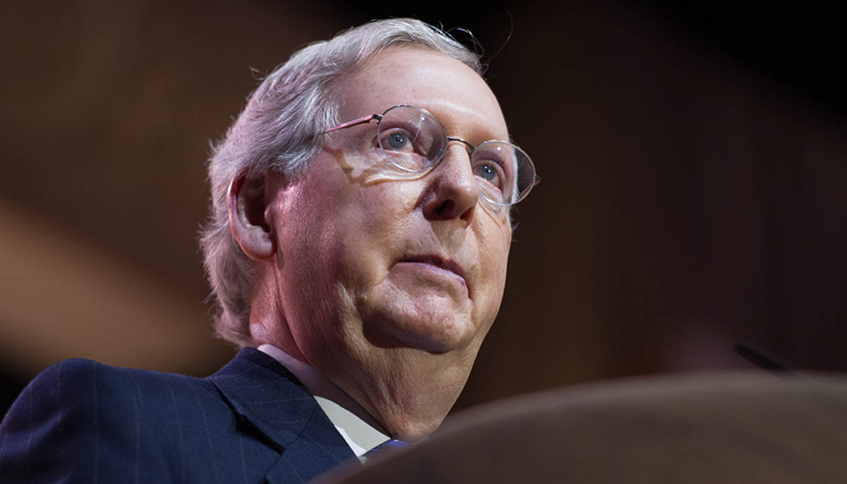 Senator Mitch McConnell speaks at the Conservative Political Action Conference