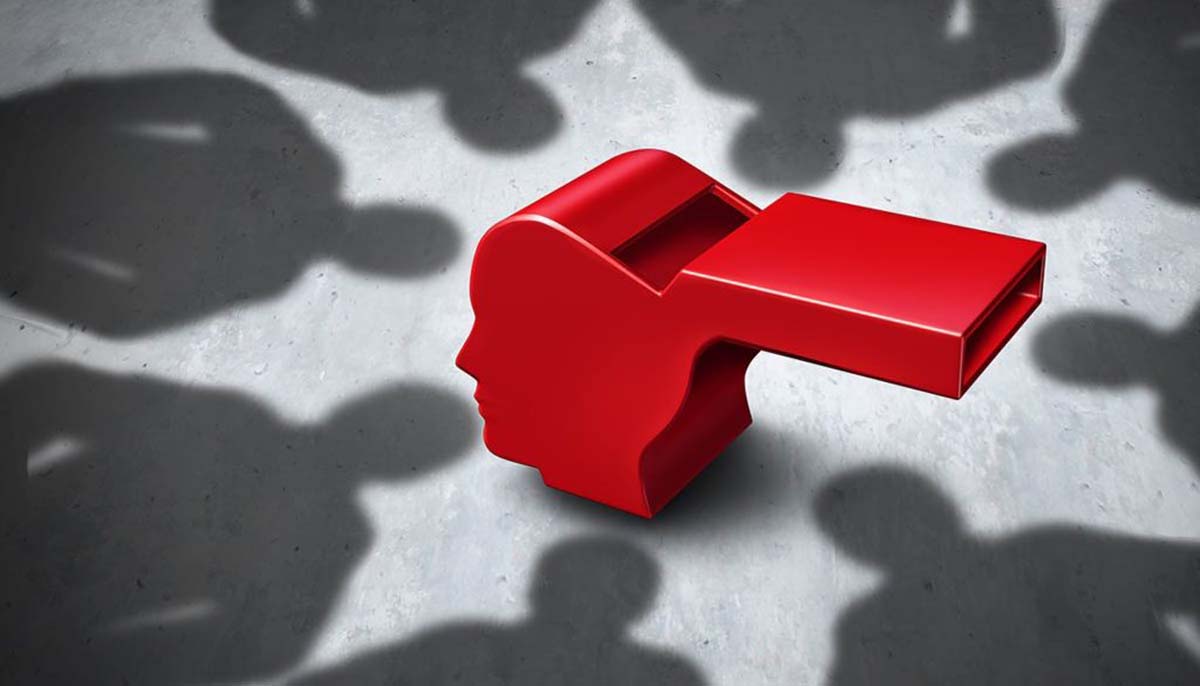 red whistle shaped like person surrounded by shadows