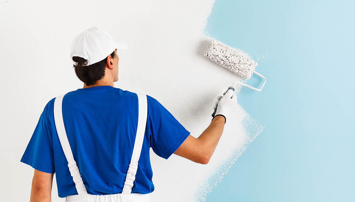 Professional house painter