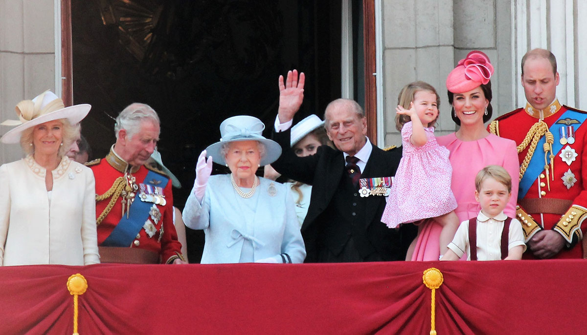 Prince Philip at Trooping the Colour in 2017